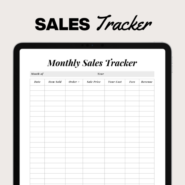 Sales Tracker