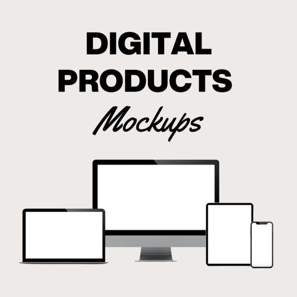 Digital products Mockups